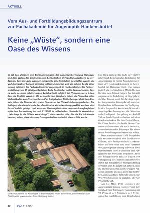 DOZ 2017_Artikel Fachakademie